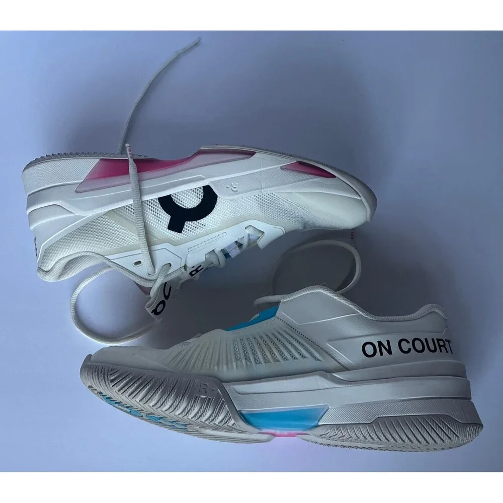 On Cloud Roger Pro Fire Tennis Shoes White US 9 EU 41 Women's Sneakers